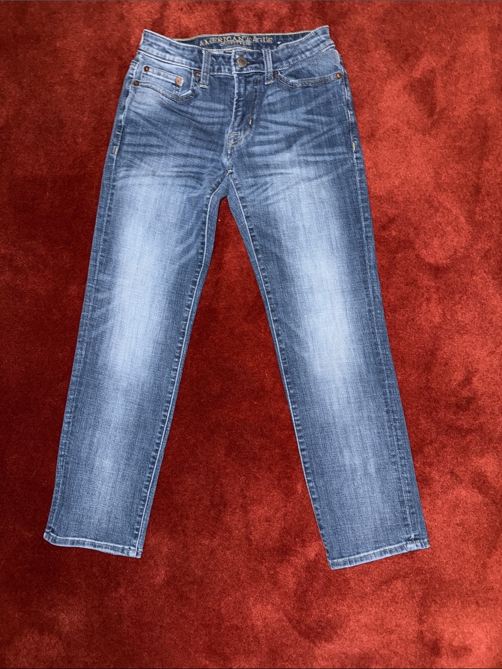 American Eagle Outfitters Light Blue Straight Jeans